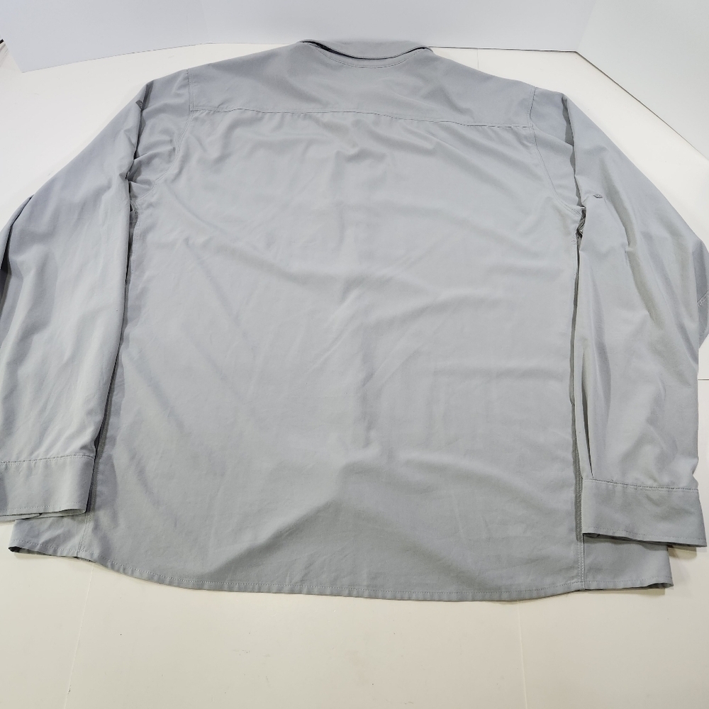 Mountain Hardwear Men's XL Canyon Gray Performance Shirt Vented Fishing Outdoor - Picture 11 of 12